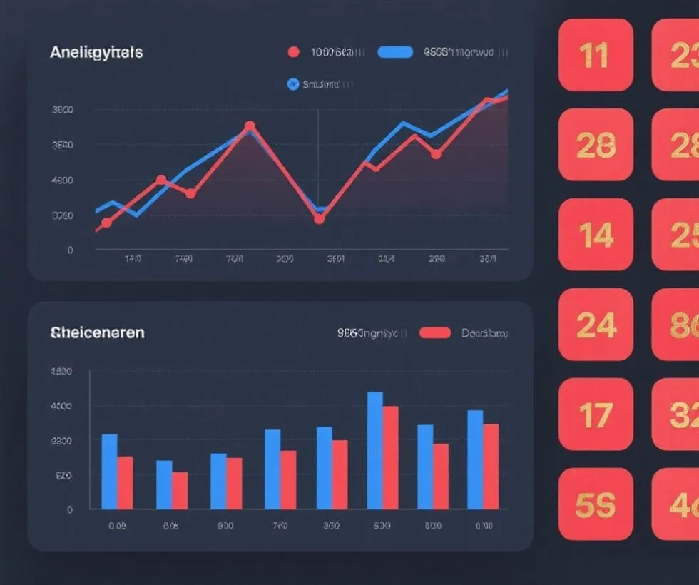 澳洲幸运10走势图数据面板示意图